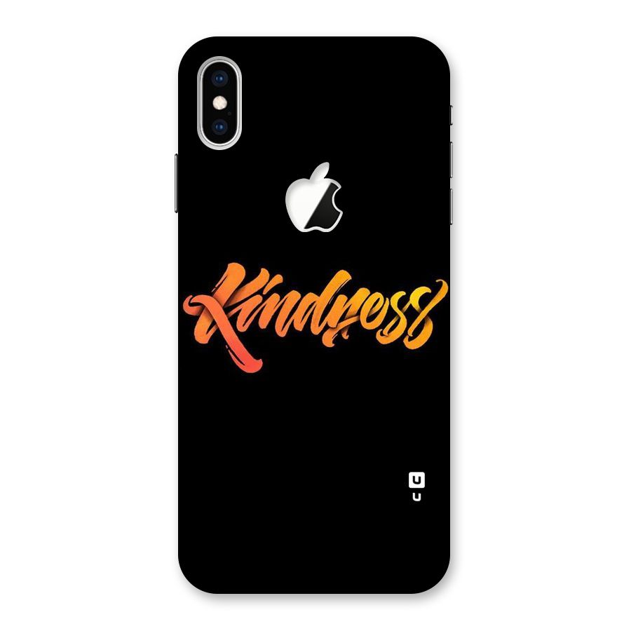 Kindness Back Case for iPhone XS Max Apple Cut
