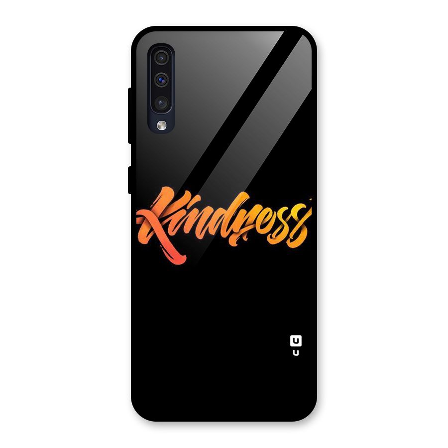 Kindness Glass Back Case for Galaxy A50