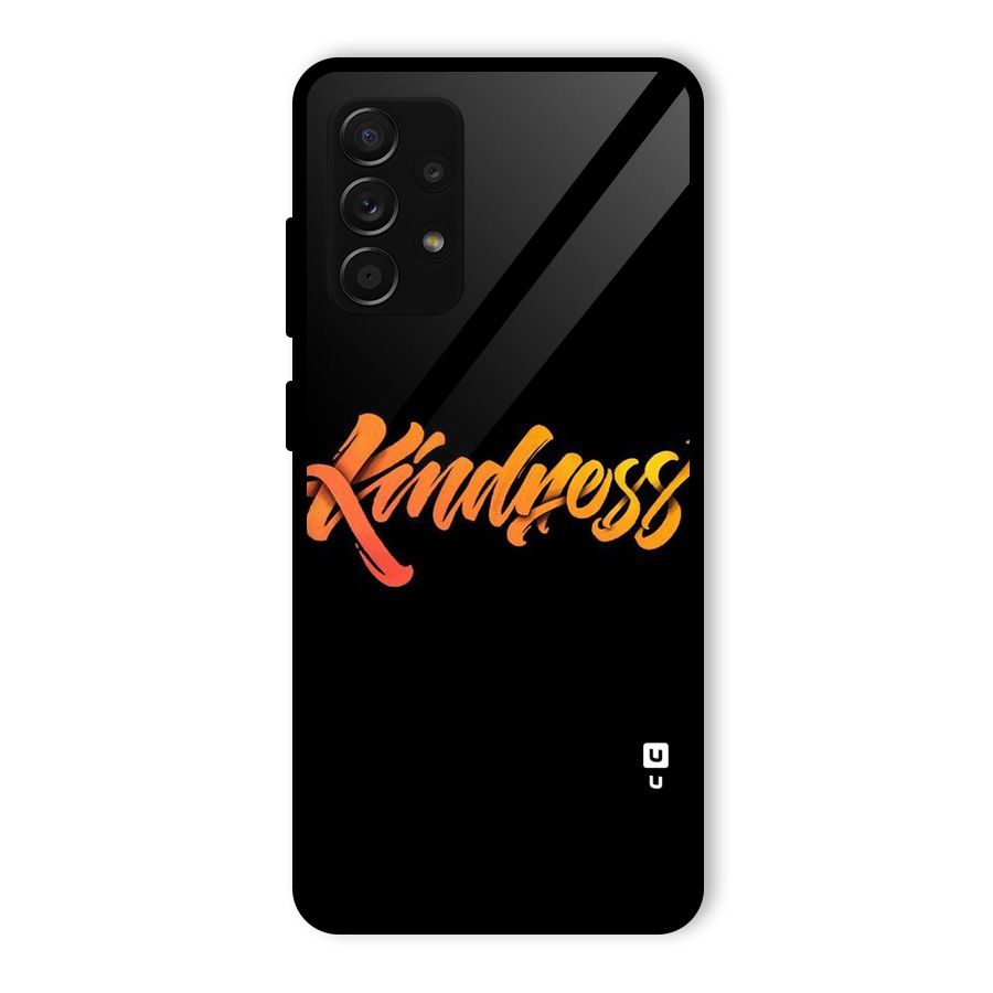 Kindness Glass Back Case for Galaxy A53 5G