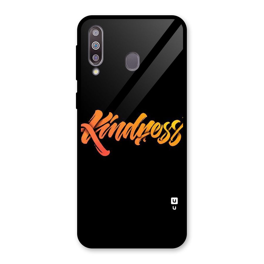 Kindness Glass Back Case for Galaxy M30