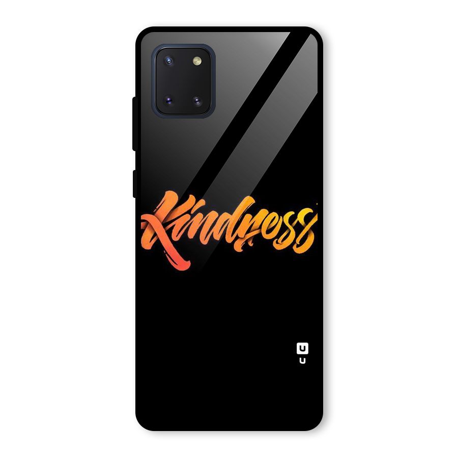 Kindness Glass Back Case for Galaxy Note 10 Lite