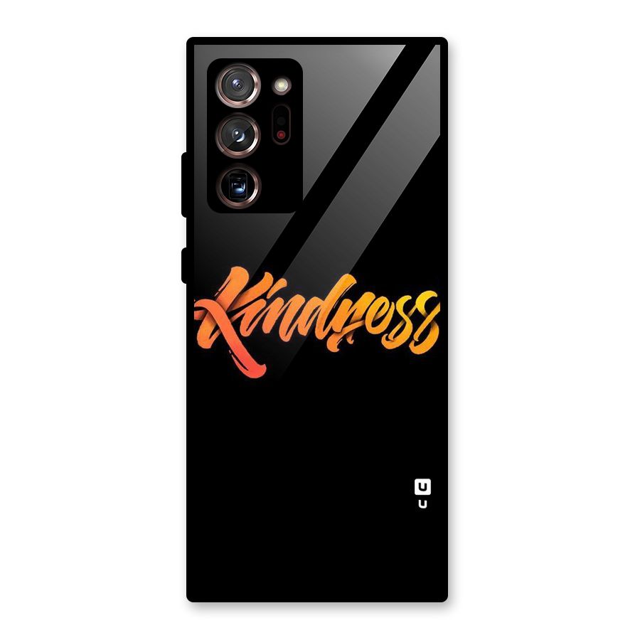 Kindness Glass Back Case for Galaxy Note 20 Ultra 5G