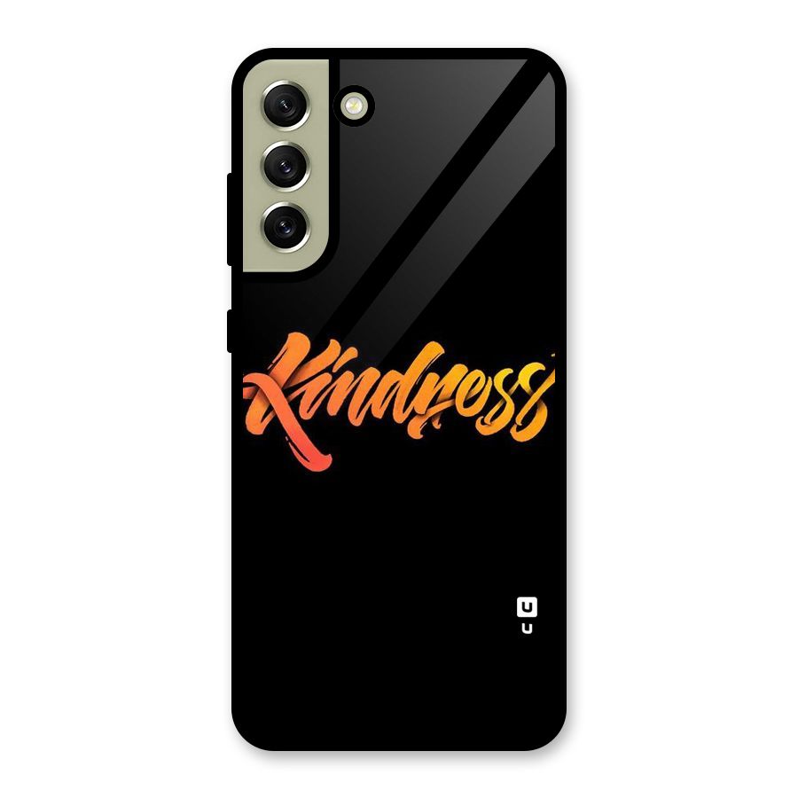 Kindness Glass Back Case for Galaxy S21 FE 5G