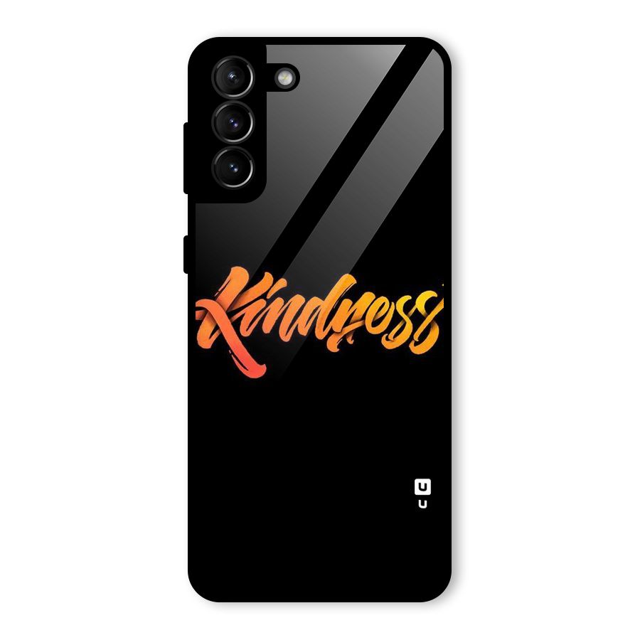 Kindness Glass Back Case for Galaxy S21 Plus