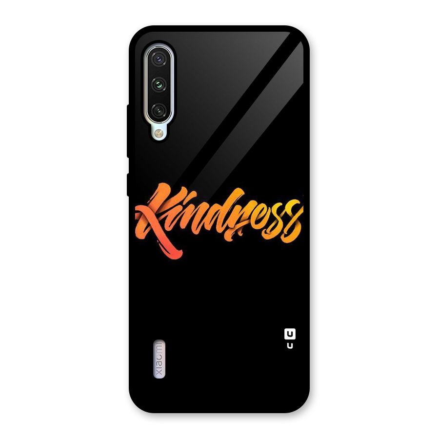 Kindness Glass Back Case for Mi A3