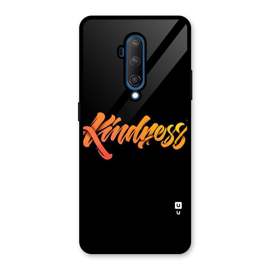 Kindness Glass Back Case for OnePlus 7T Pro