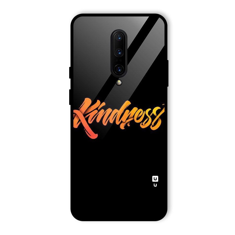 Kindness Glass Back Case for OnePlus 7 Pro