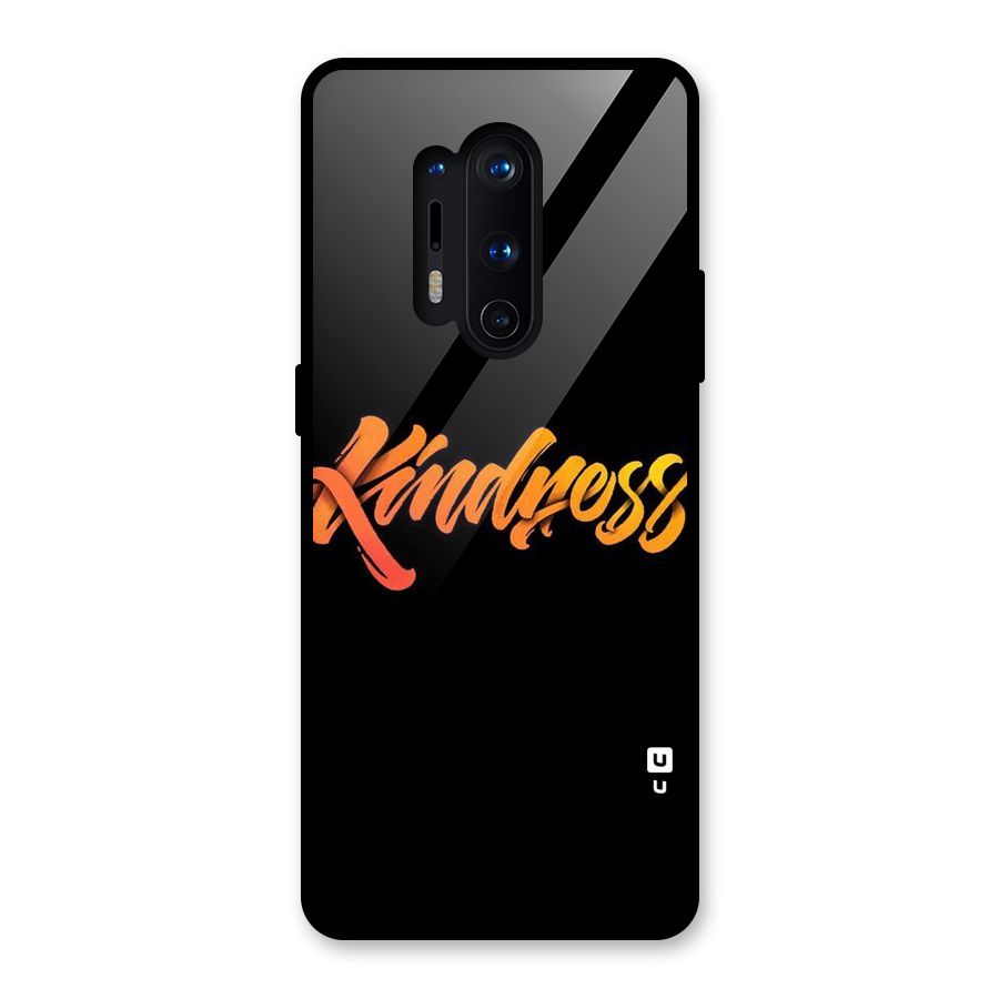 Kindness Glass Back Case for OnePlus 8 Pro