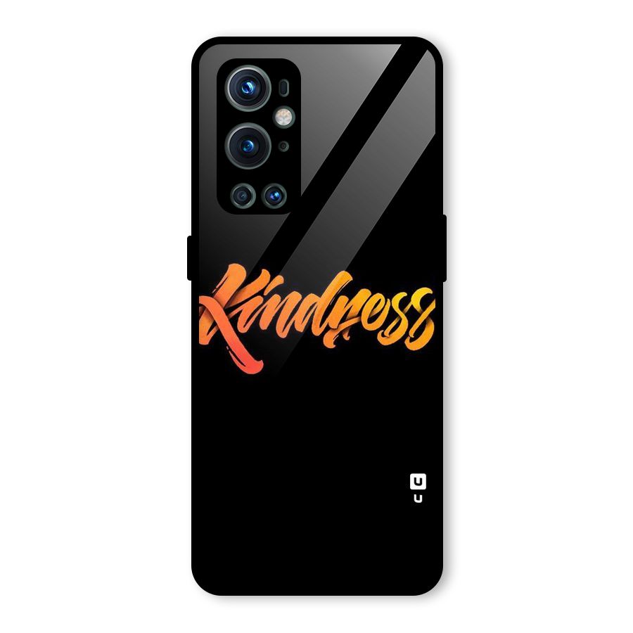 Kindness Glass Back Case for OnePlus 9 Pro