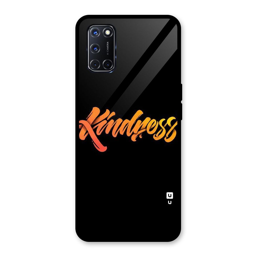 Kindness Glass Back Case for Oppo A52