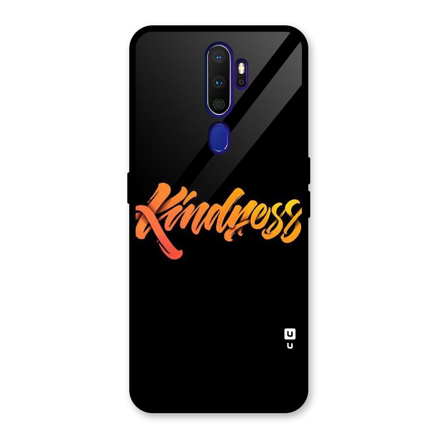Kindness Glass Back Case for Oppo A9 (2020)