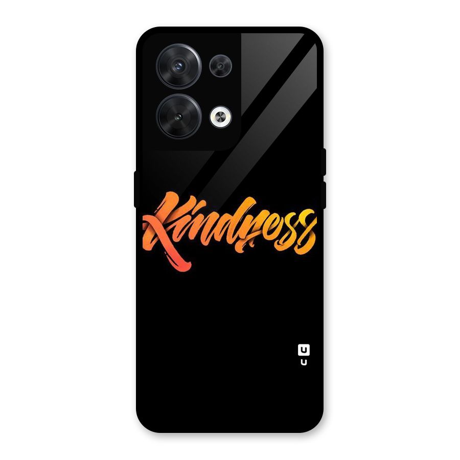 Kindness Glass Back Case for Oppo Reno8 5G