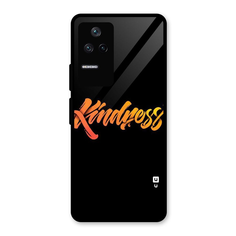 Kindness Glass Back Case for Poco F4 5G