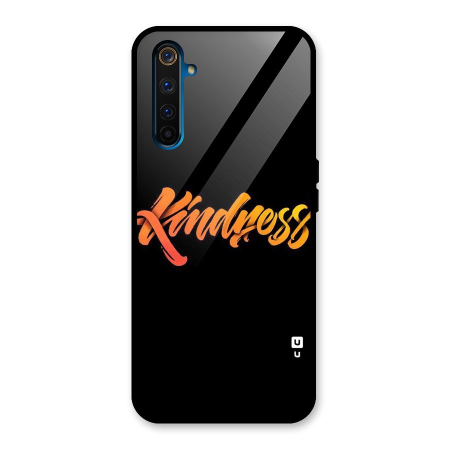 Kindness Glass Back Case for Realme 6 Pro