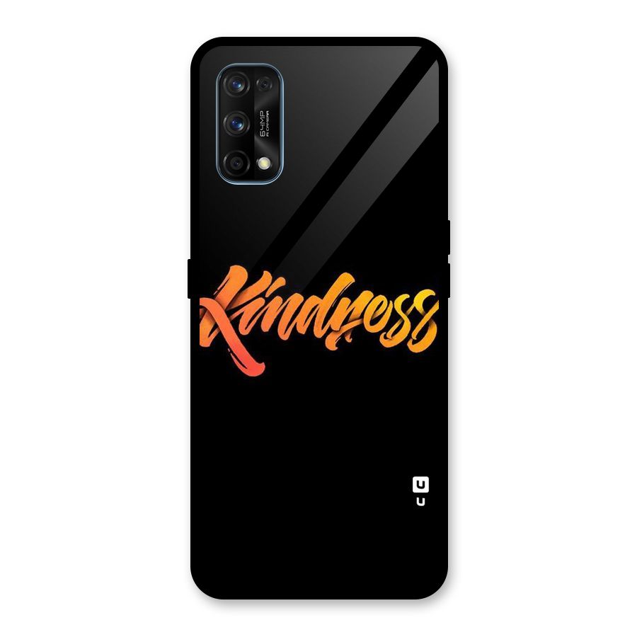Kindness Glass Back Case for Realme 7 Pro
