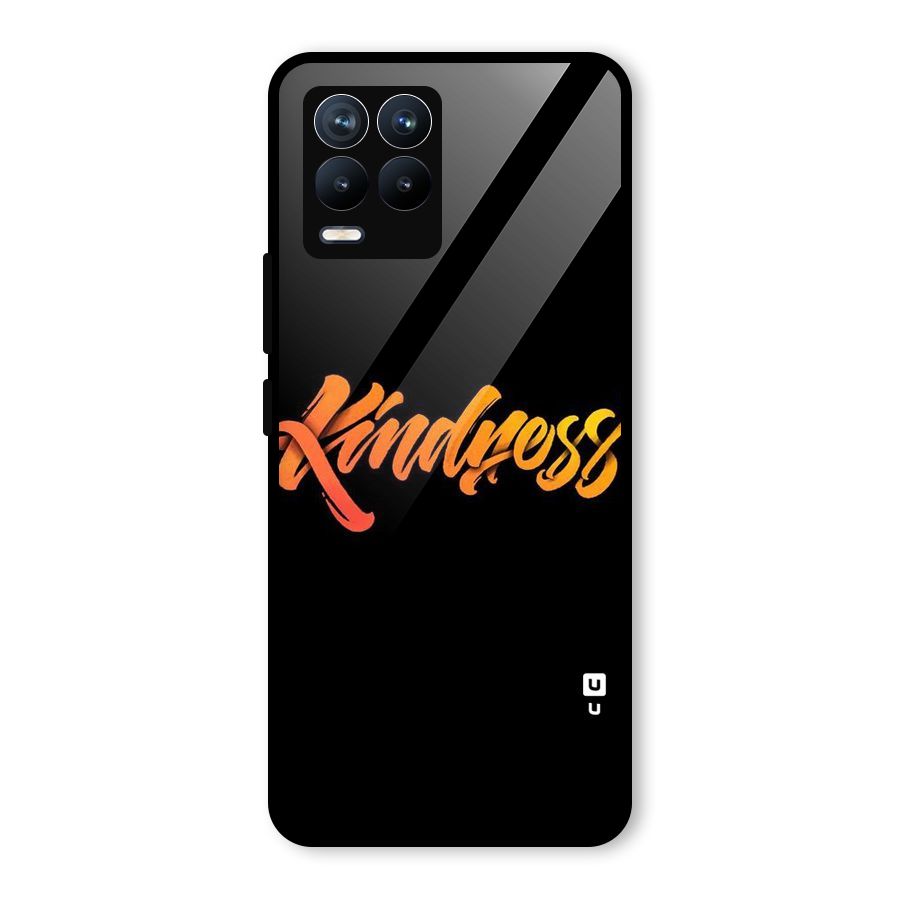 Kindness Glass Back Case for Realme 8
