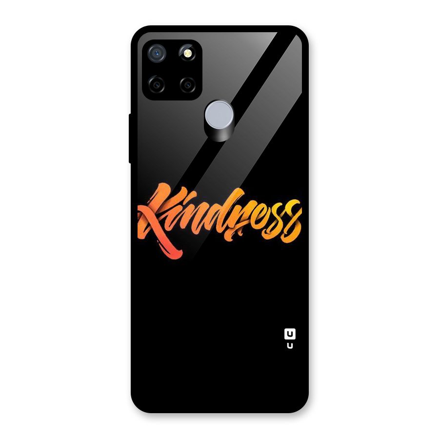 Kindness Glass Back Case for Realme C12