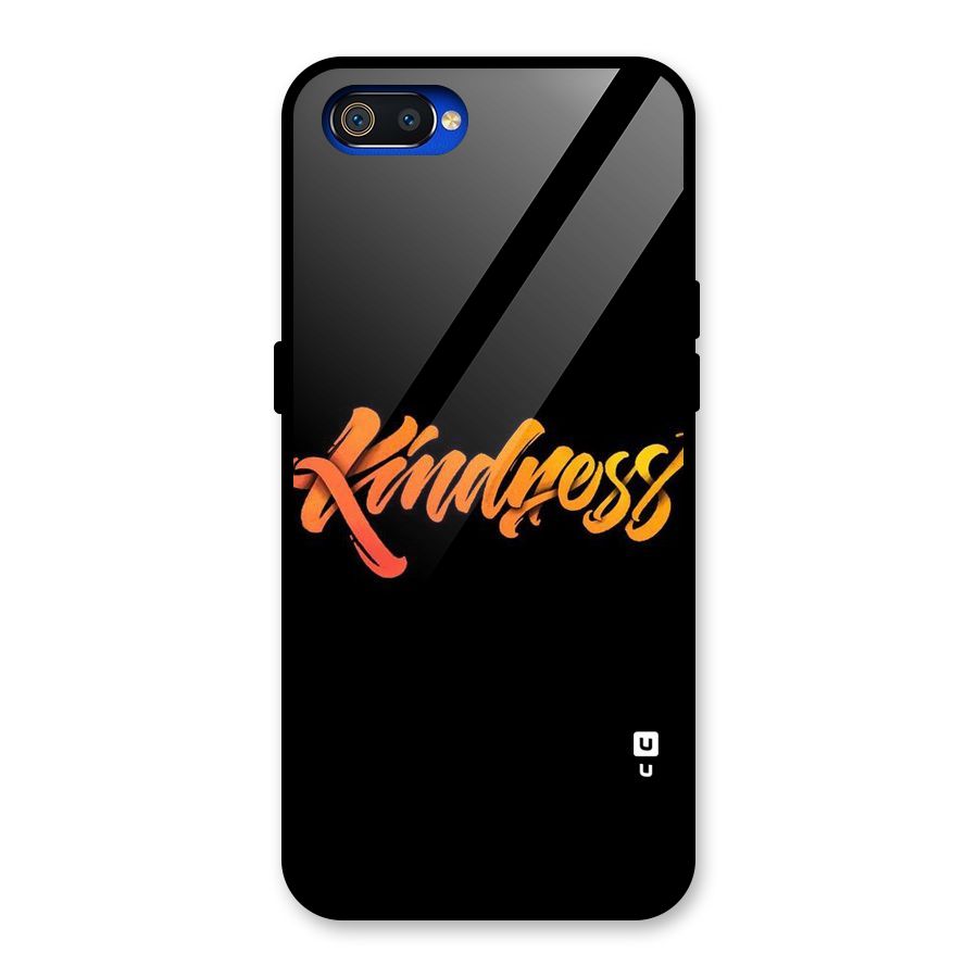 Kindness Glass Back Case for Realme C2