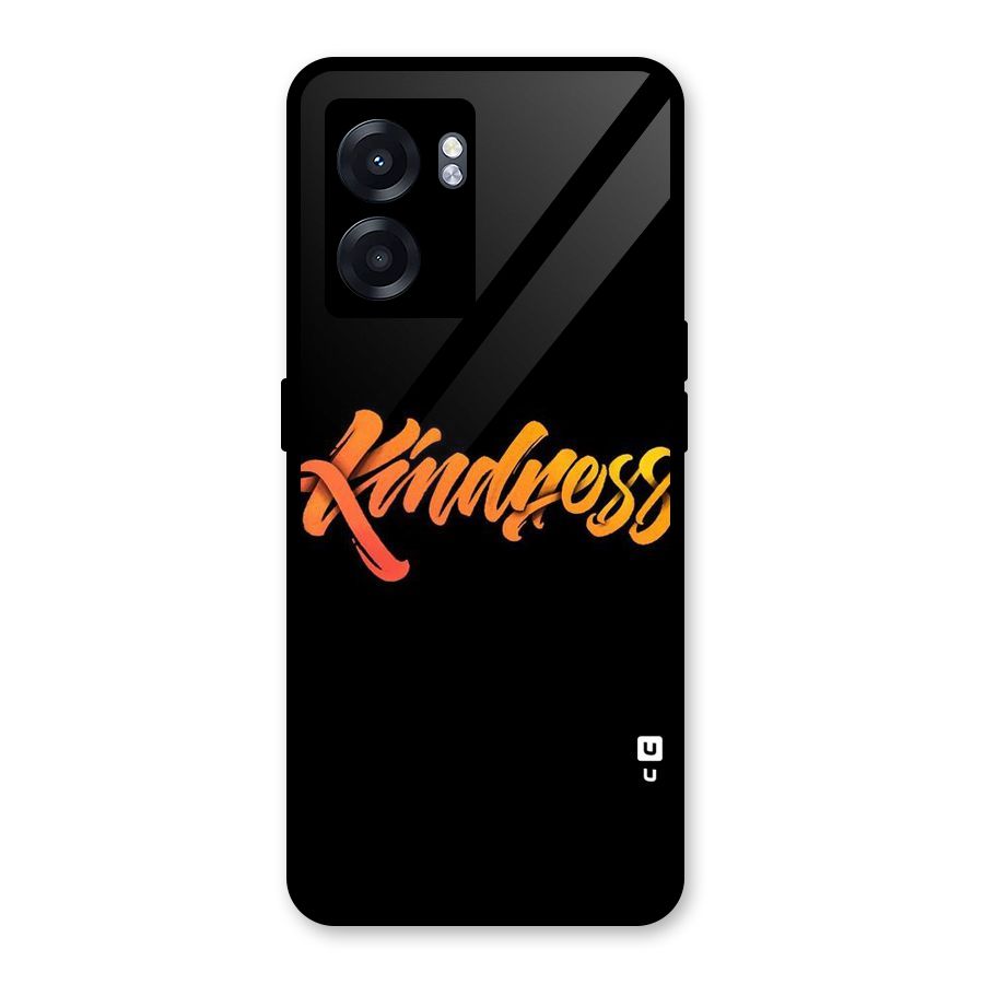Kindness Glass Back Case for Realme Narzo 50 5G