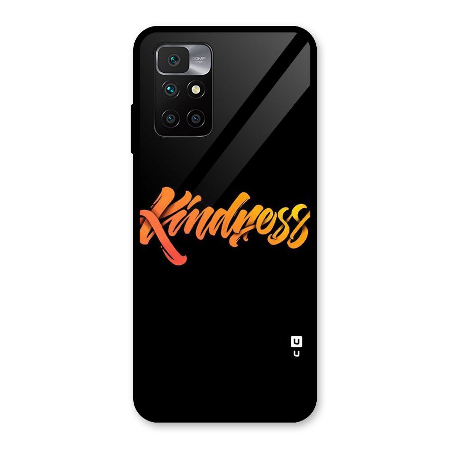 Kindness Glass Back Case for Redmi 10 Prime