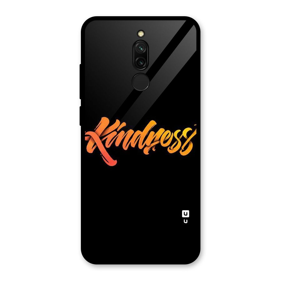 Kindness Glass Back Case for Redmi 8