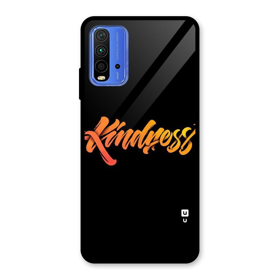 Kindness Glass Back Case for Redmi 9 Power