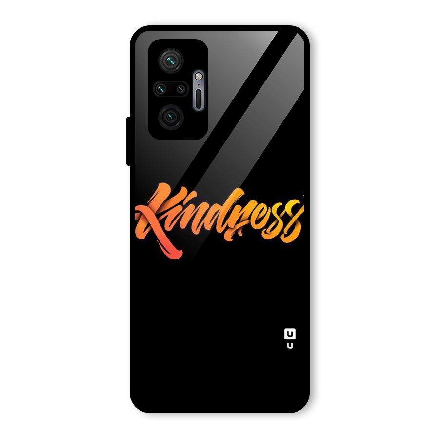 Kindness Glass Back Case for Redmi Note 10 Pro