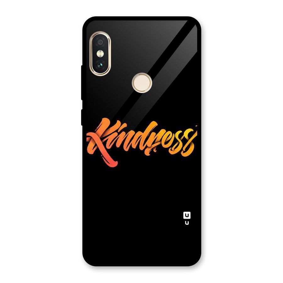 Kindness Glass Back Case for Redmi Note 5 Pro