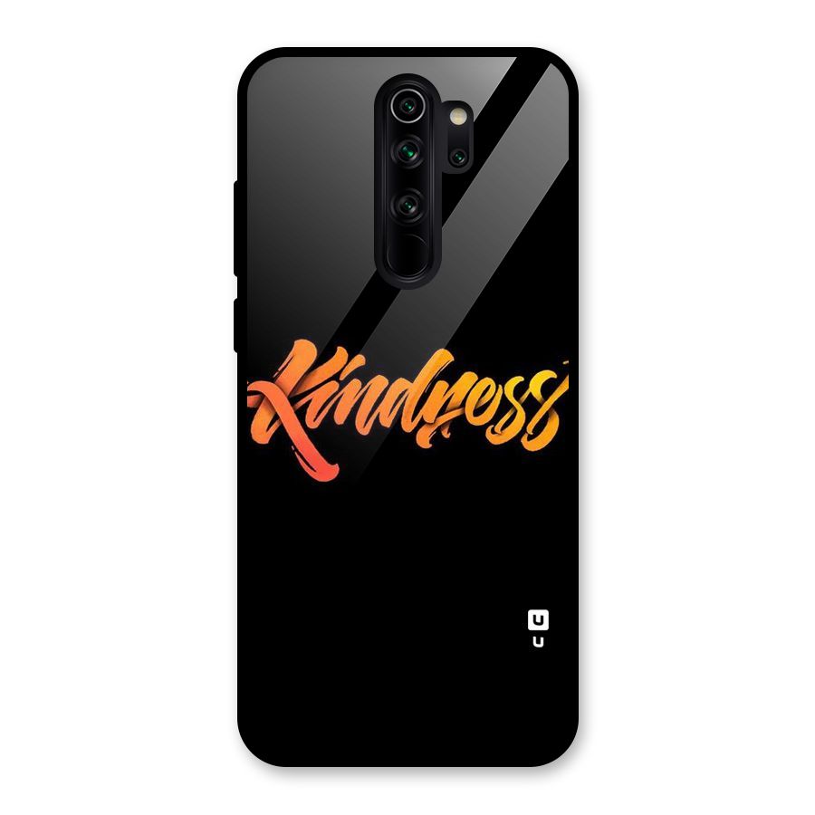 Kindness Glass Back Case for Redmi Note 8 Pro
