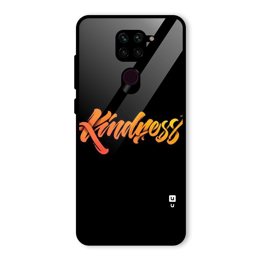 Kindness Glass Back Case for Redmi Note 9
