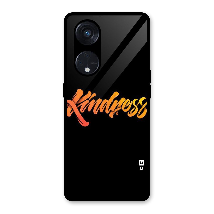 Kindness Glass Back Case for Reno8 T 5G