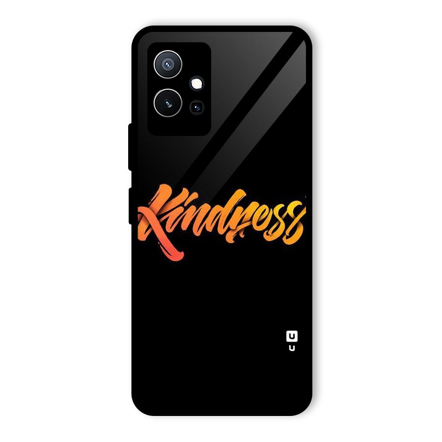 Kindness Glass Back Case for Vivo T1 5G