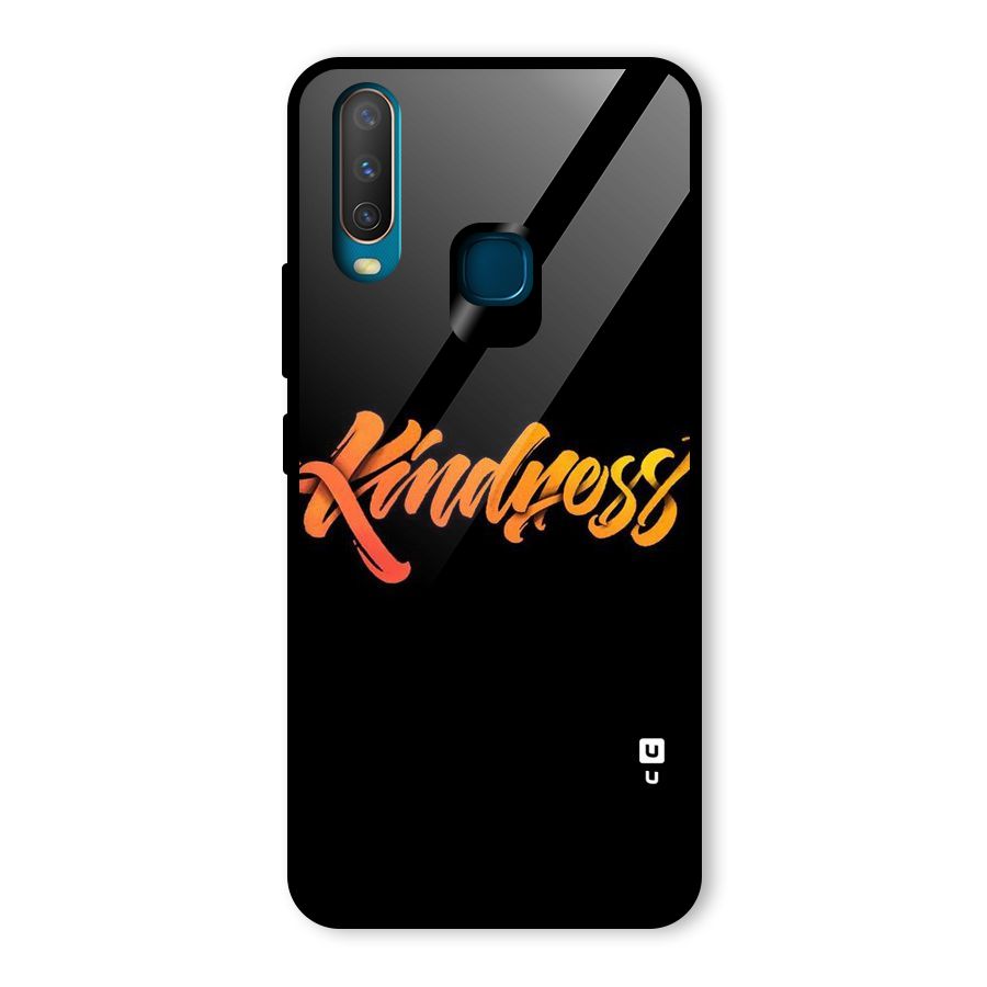 Kindness Glass Back Case for Vivo U10