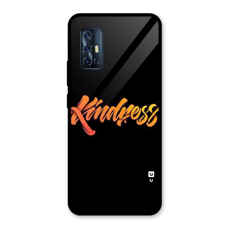 Kindness Glass Back Case for Vivo V17