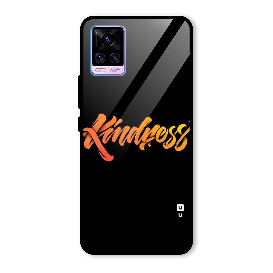 Kindness Glass Back Case for Vivo V20 Pro