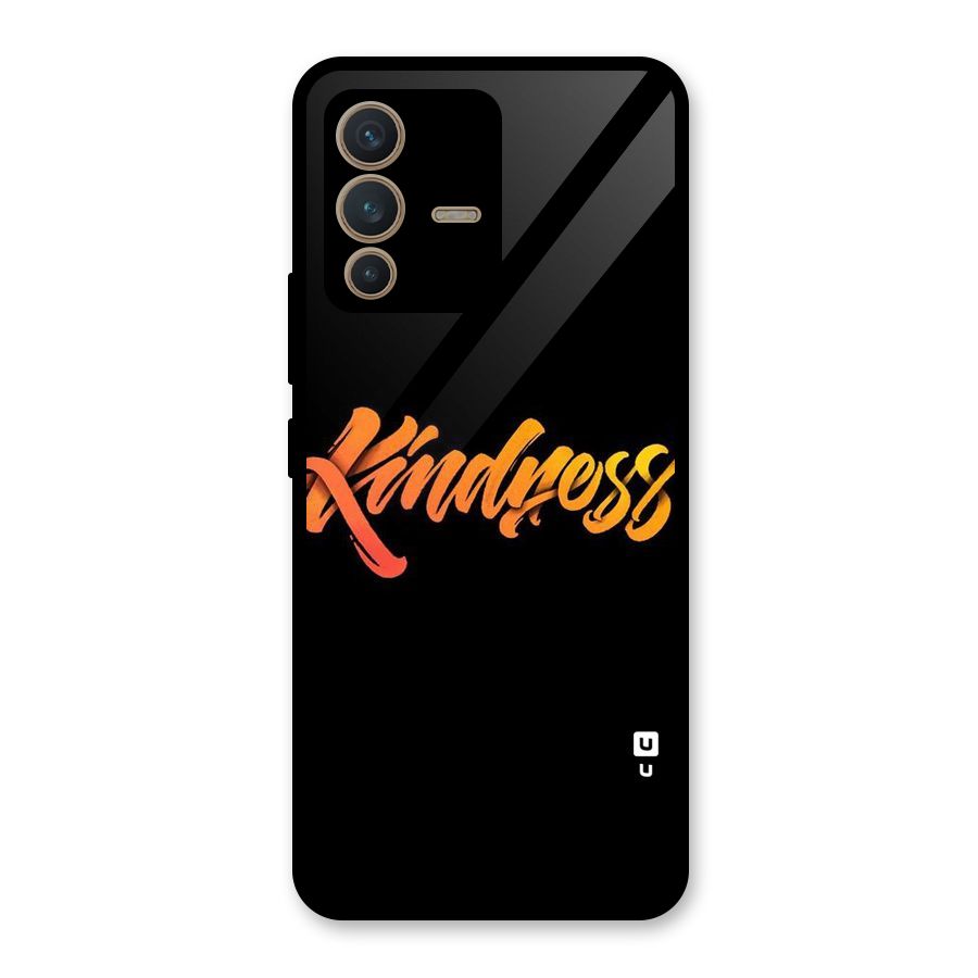 Kindness Glass Back Case for Vivo V23 5G