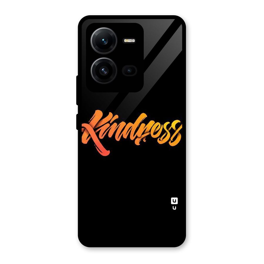 Kindness Glass Back Case for Vivo V25