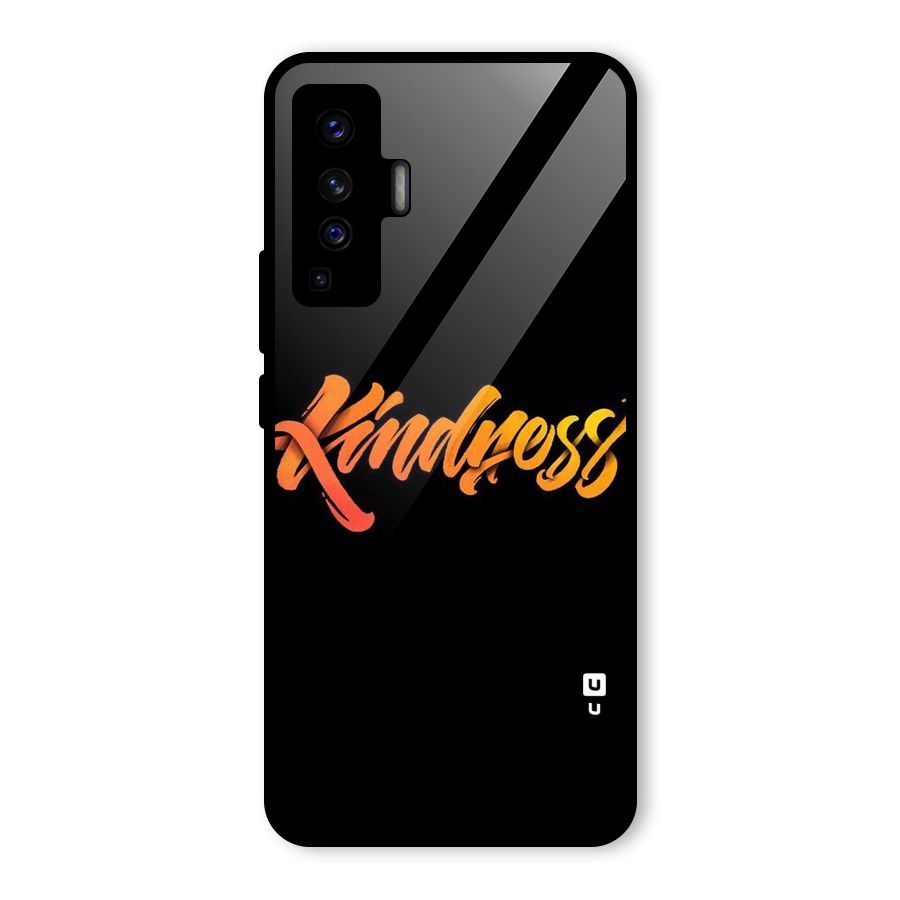 Kindness Glass Back Case for Vivo X50