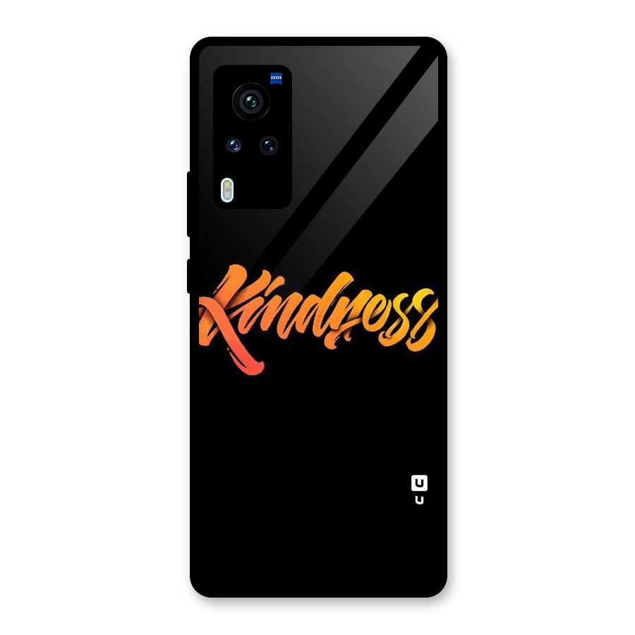 Kindness Glass Back Case for Vivo X60 Pro