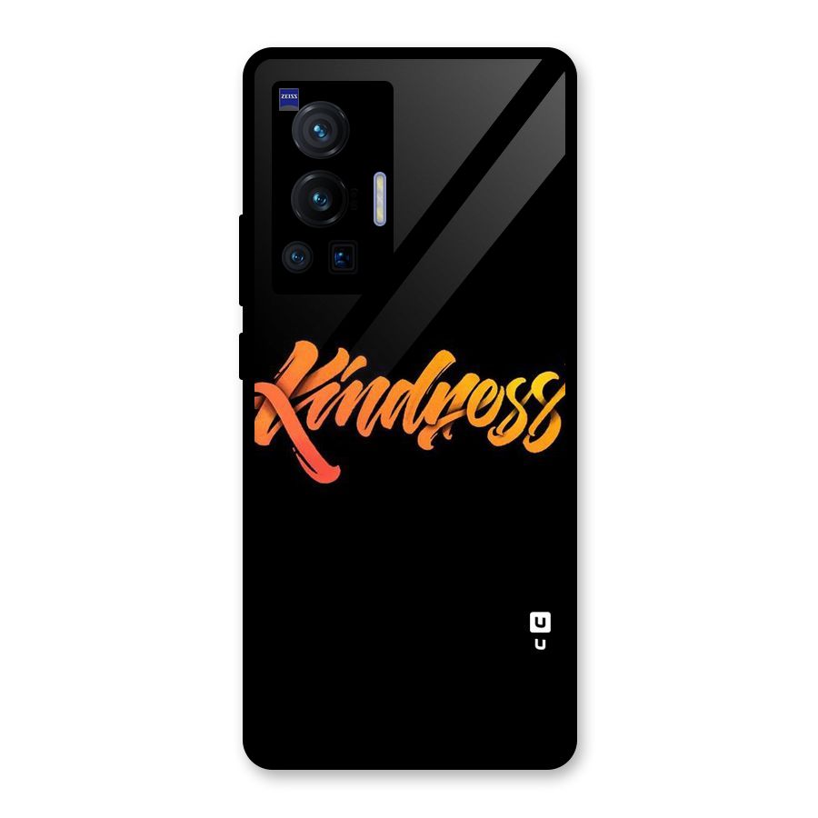Kindness Glass Back Case for Vivo X70 Pro