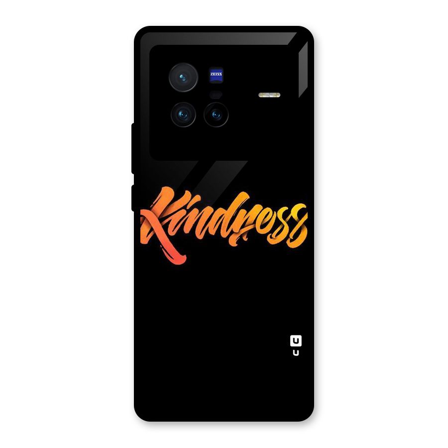 Kindness Glass Back Case for Vivo X80