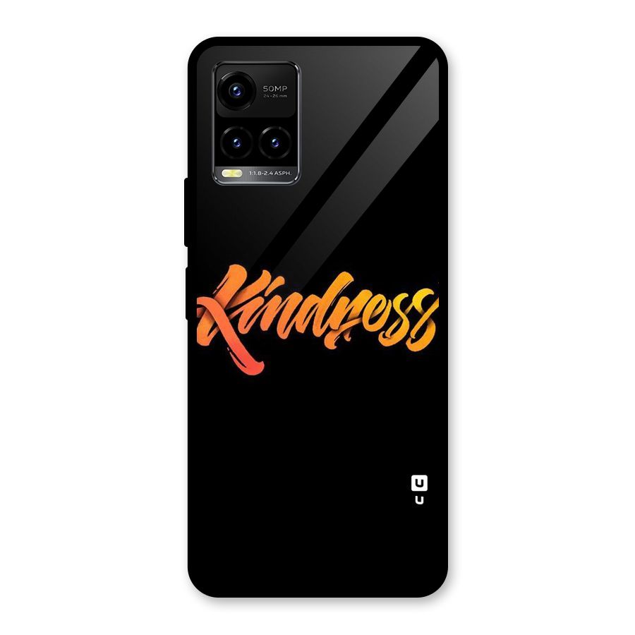 Kindness Glass Back Case for Vivo Y21T