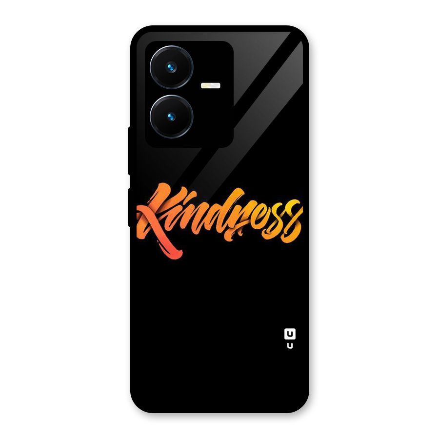 Kindness Glass Back Case for Vivo Y22