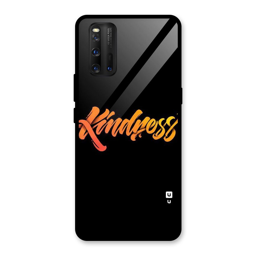 Kindness Glass Back Case for Vivo iQOO 3