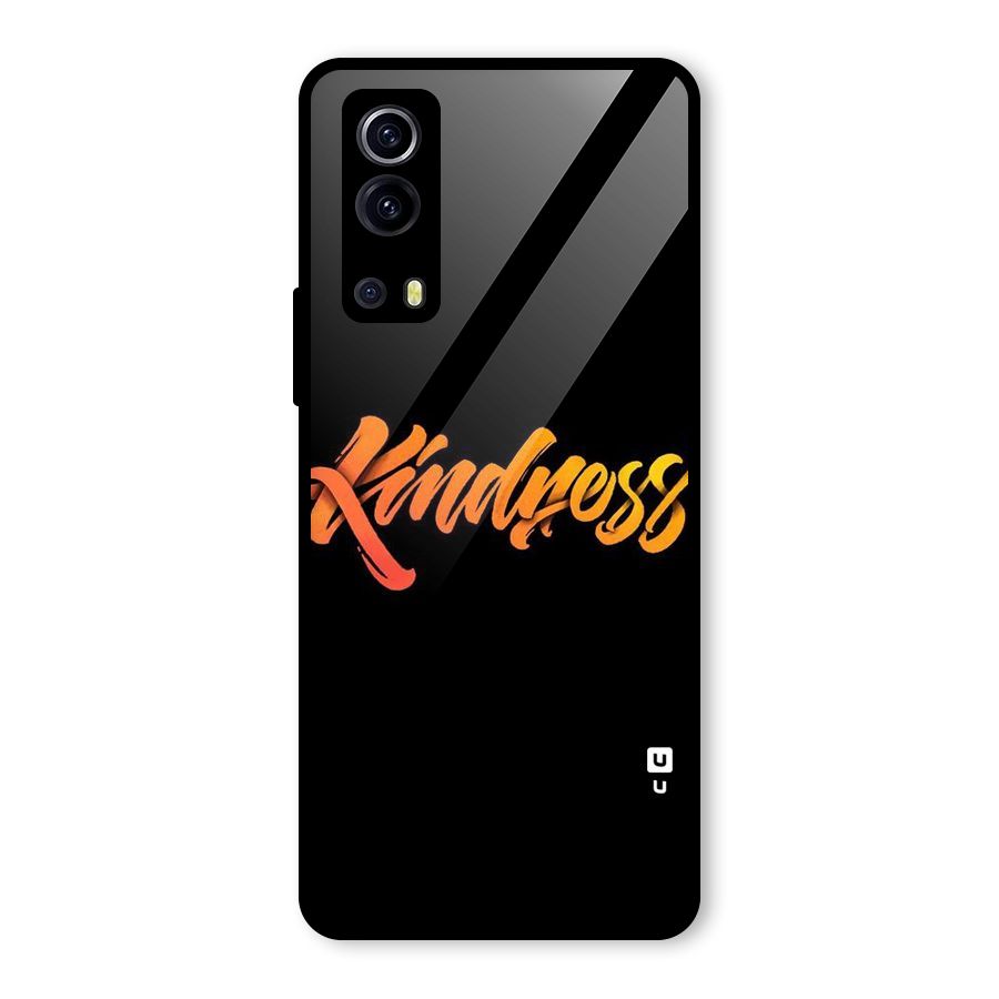 Kindness Glass Back Case for Vivo iQOO Z3