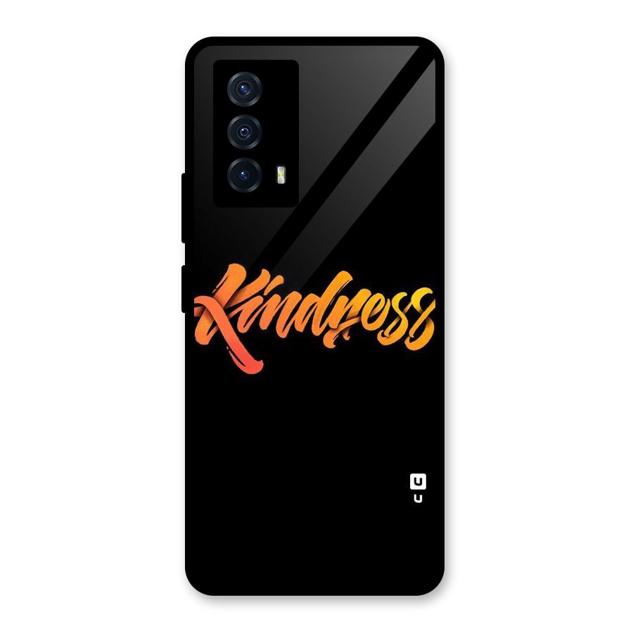 Kindness Glass Back Case for Vivo iQOO Z5
