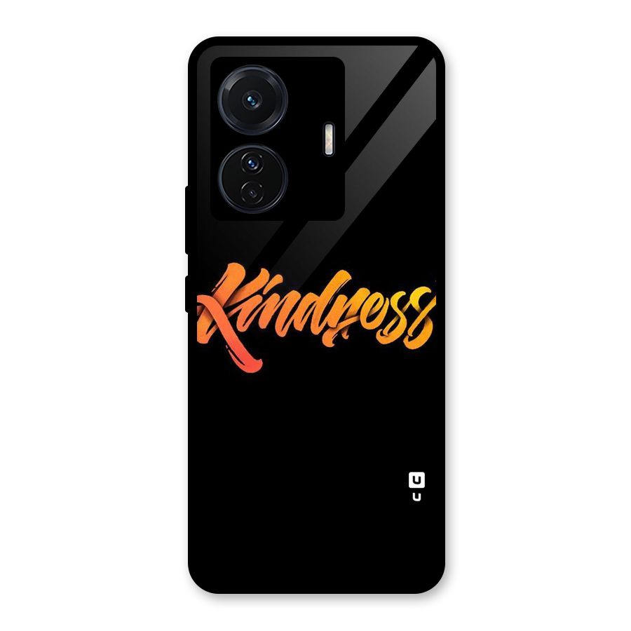 Kindness Glass Back Case for Vivo iQOO Z6 Pro