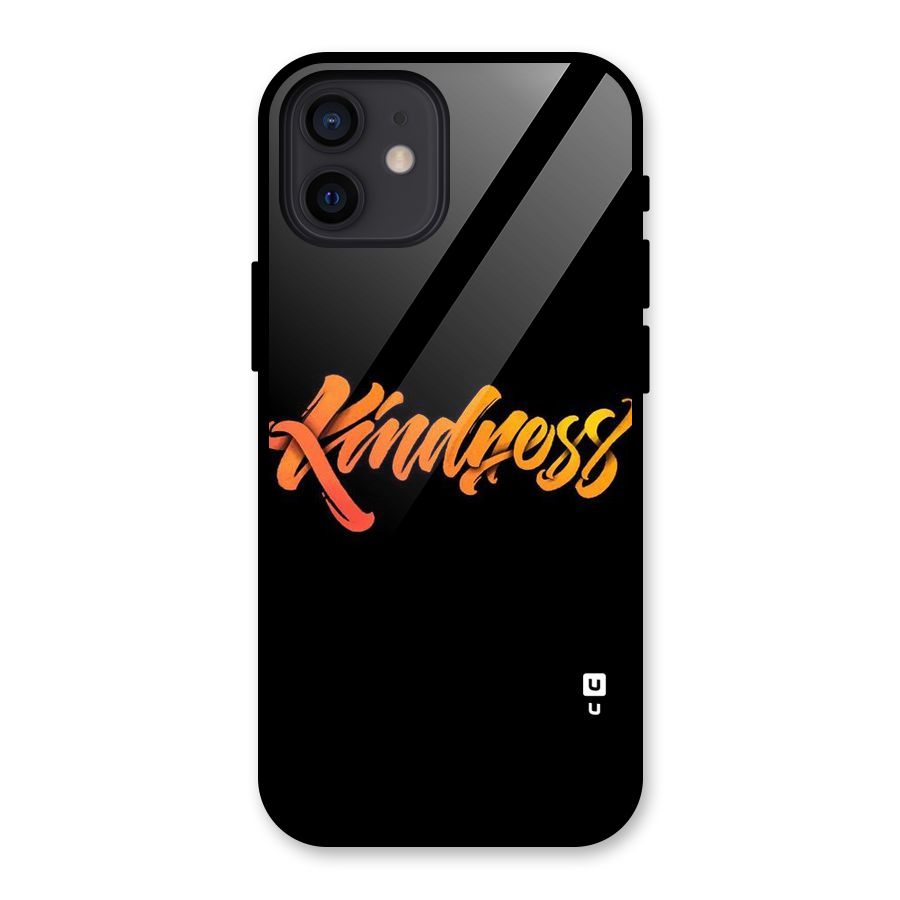 Kindness Glass Back Case for iPhone 12