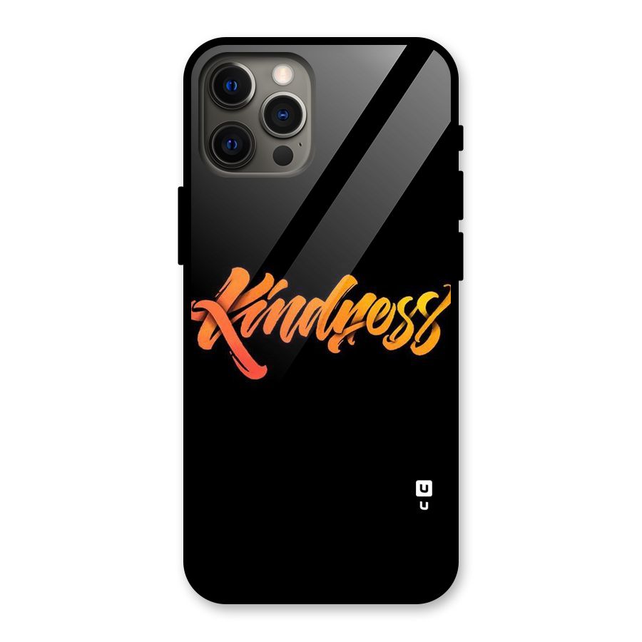 Kindness Glass Back Case for iPhone 12 Pro Max