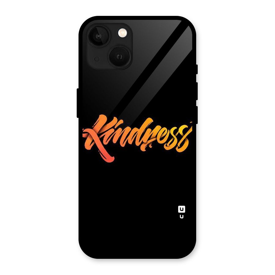 Kindness Glass Back Case for iPhone 13